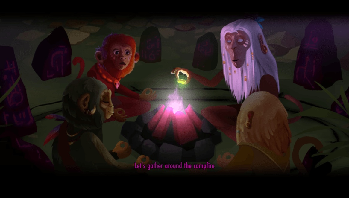 The game introduces the player with a short cutscene
